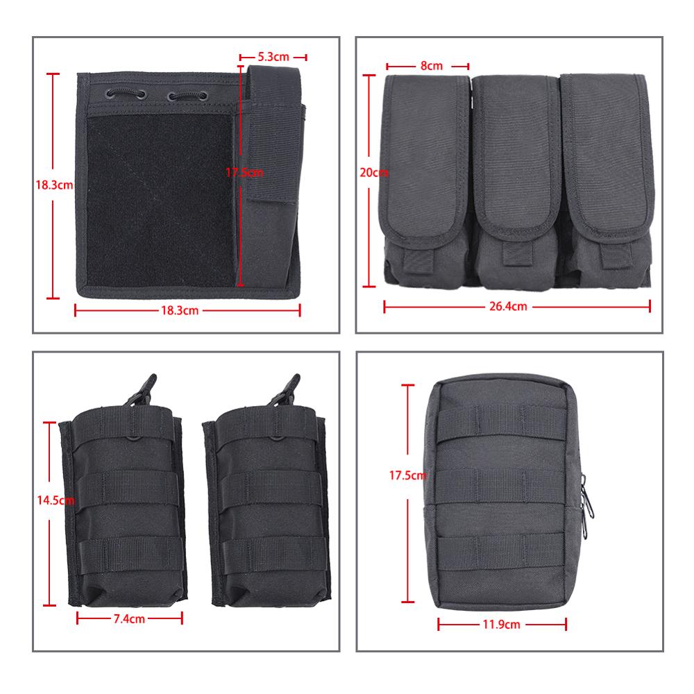MGFLASHFORCE Molle Tactical Vest Plate Carrier