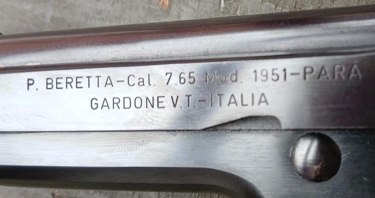 Beretta 1951 Para 7,65 Parabellum