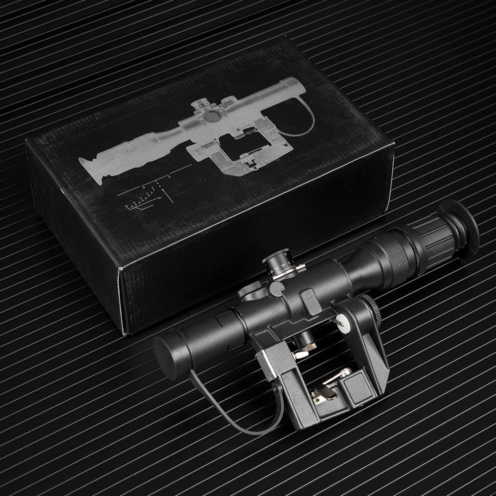 Tactical Svd Dragunov 4x26 Red Illuminated Scope