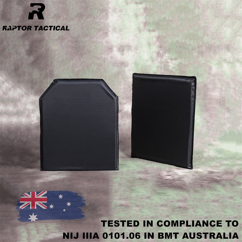 Coppia Protezioni Balistiche NIJ Level IIIA 10"x12" Aramid