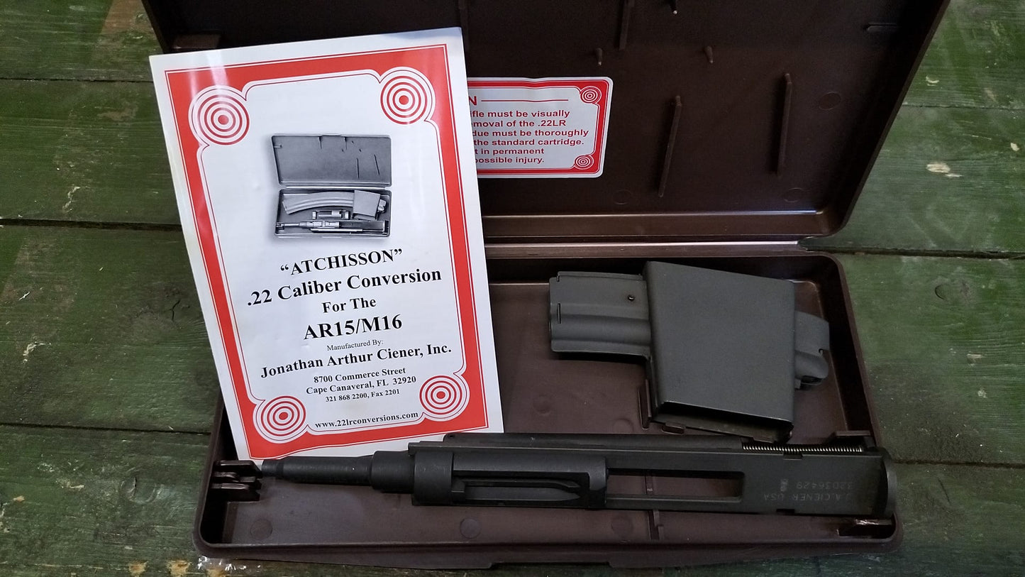 Conversione di calibro Ciener AR15 - 22 LR