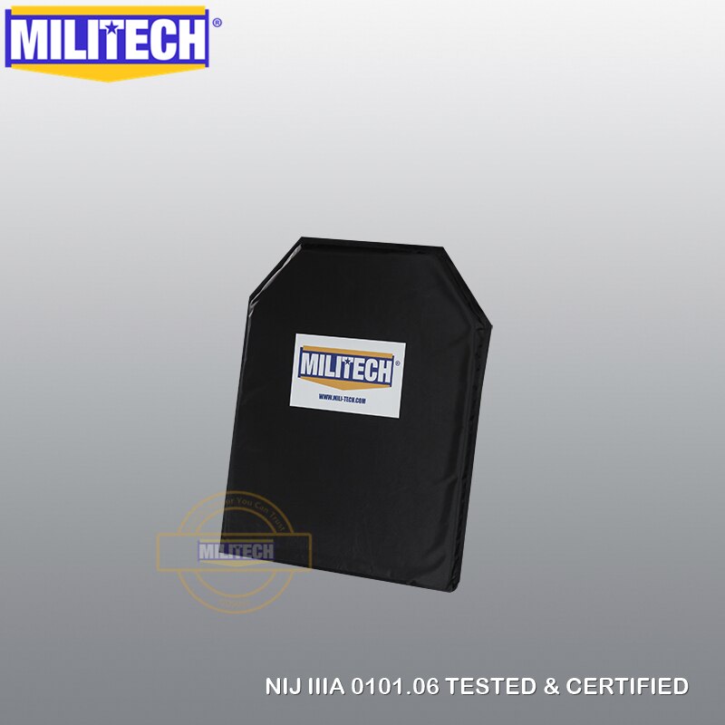 Protezione Balistica NIJ Level 3A HG2 10 x 12 Aramid Soft Body Armor-MILITECH