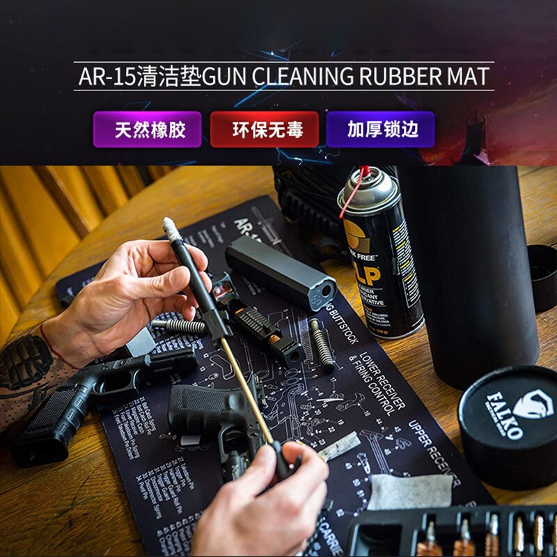 Mouse Pad Pistola Tappetino Pulizia Armi 900x300mm - Per AR15 - Foto 7