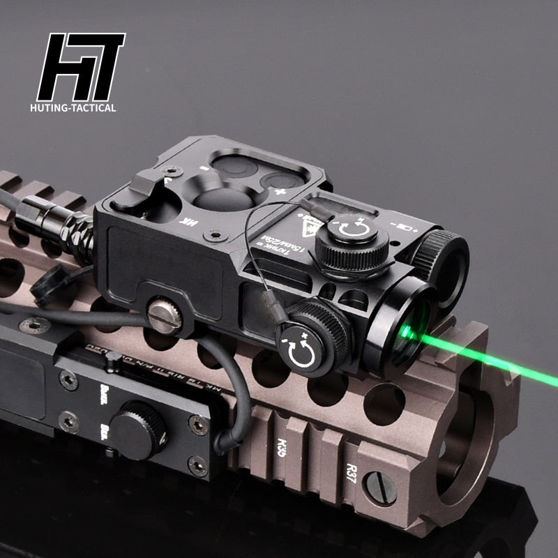 WADSN Tactical Perst-4 Laser Red Green - IR - Strobo Flashlight