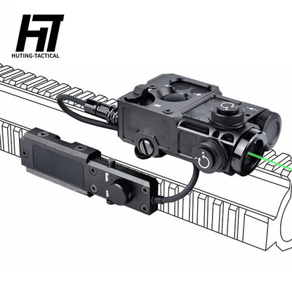 WADSN Tactical Perst-4 Laser Red Green - IR - Strobo Flashlight