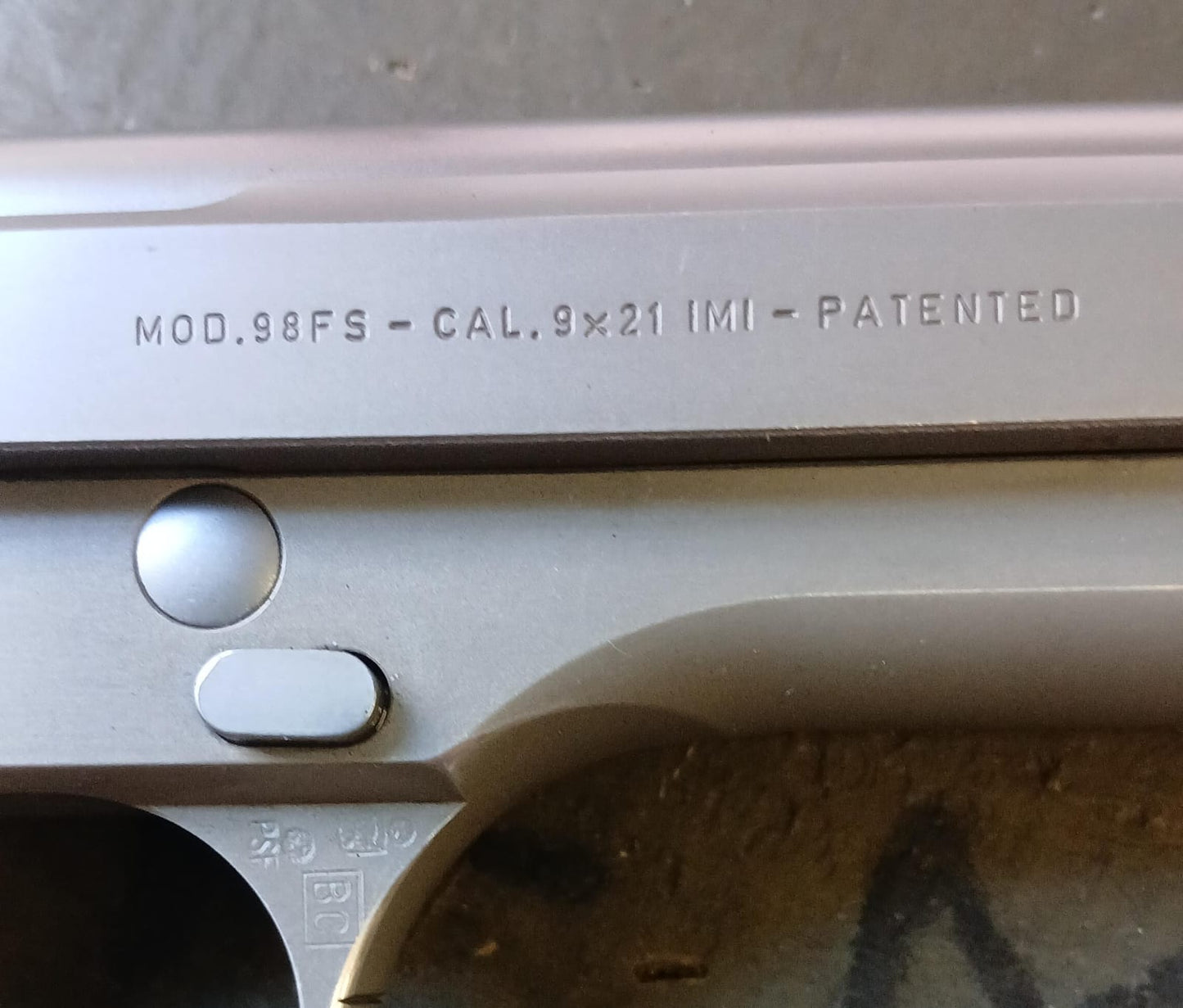 Beretta 98FS Stainless (in Accaio Inox)- 9X21