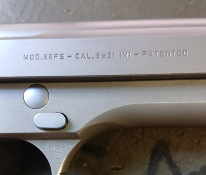Beretta 98FS Stainless (in Accaio Inox)- 9X21