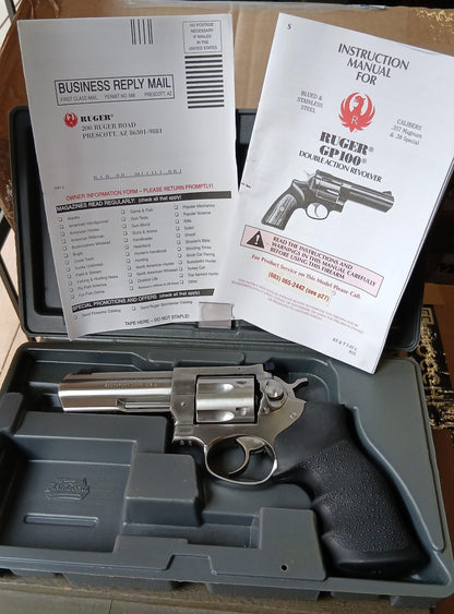Ruger GP100 4 Inch 357 MG Inox
