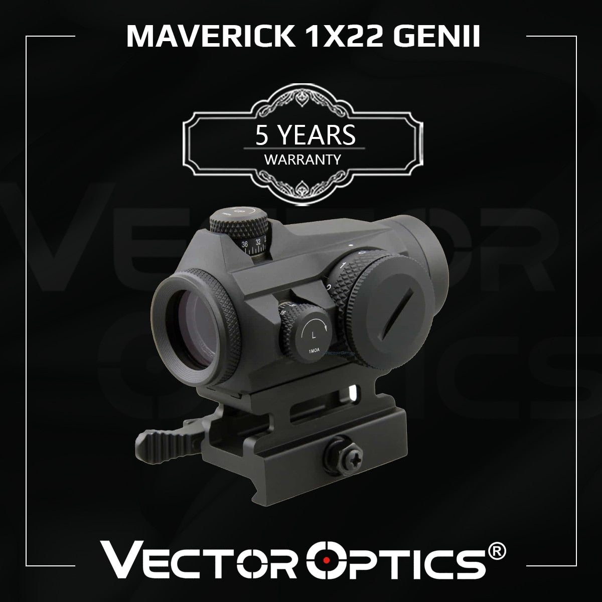 Vector Optics Maverick GenII 1x22 Red Dot